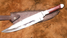 CUSTOM HANDMADE STEEL D2 MIRROR POLISHED BLADE BOWEI KNIFE MICRTA HANDLE# H-221 picture