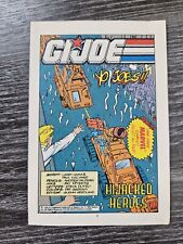 Vintage G.I. JOE Mini Comic Book Promotional Highjacked Heroes picture