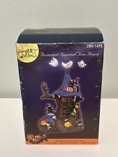 Lemax Pumpkin Hollow Spooky Town Animated Haunted Tree House Retired Very Rare picture