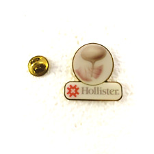 Hollister Ostomy Medical Supply Enamel Hat Lapel Pin Pinback picture
