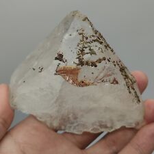 Natural Aesthetic Quartz Crystal With Golden Routile On Matrix From Pakistan picture