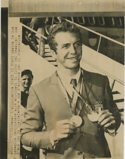 Klaus Dibiasi, Olympic Champion Diving, Rome, 1968 Vintage Silver Print  picture