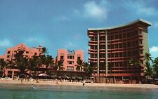 Postcard HI Waikiki Beach Royal Hawaiian Hotel 1970 Chrome Vintage PC G8198 picture