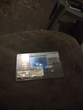 Expired American Express Blue Credit Card Bank Clear USA AmEx 11/26 picture