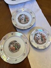 RAREKahla Porcelain Plates(6)7-1/2” + 9” (6) + 1 Lg Serving Plate GDR Germany picture