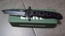 CRKT M16-10KSF CARSON SPECIAL FORCES FLIPPER KNIFE COMBO EDGE TANTO, SS HANDLE picture