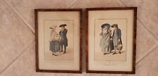 2 Maaskamp Hand Colored Prints 1811  Plates 12-13  Early 19th Century Costumes picture