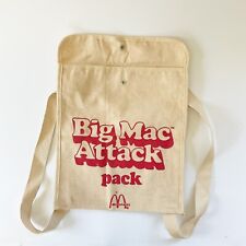 McDonald's Vintage Big Mac Attack Pack Messenger Backpack picture