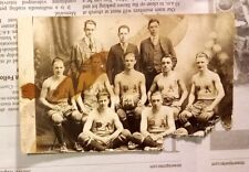 Antique 1917-1918 RPPC Peoples Academy Morrisville Vermont Basketball Postcard picture