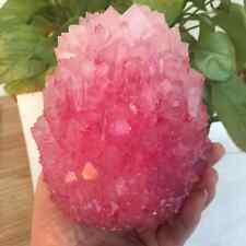 Beautiful Rose colored Quartz Crystal Cluster Specimen Energy Stone picture