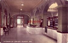 INTERIOR OF LIBRARY, MARION, IN.  picture