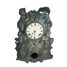 Waterbury Clock c. 1856 - Nicholas Muller - Cast Iron Figural Front № 84 - 19