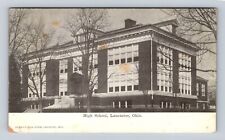 Lancaster OH-Ohio, High School, Antique, Vintage c1907 Souvenir Postcard picture