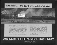 WRANGELL LUMBER & PULP CO  WRANGELL,ALASKA 1967 LUMBER CAPITAL ALASKA AD picture