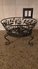 Partylite Garden Lites 3 Wick Large Metal Candle Holder   picture