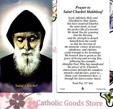St. Charbel Makhlouf - Prayer to Saint Charbel Makhlouf  - Paperstock Holy Card picture