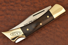 CASE XX USA 3 DOT 1977 SHARK TOOTH WOOD PREMIUM LOCKBACK KNIFE P197 L SSP (16197 picture