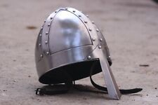 16GA SCA Medieval Knight Viking Nasal Helmet Warrior Nose Helmet picture