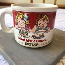 CAMPBELLS SOUP 1993 Vintage Jumbo 14 Oz Soup Mug Cup M'm M'm GOOD Westwood EUC picture