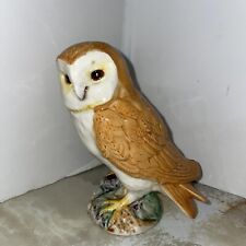 Beswick England Porcelain Tawny Barn Owl Bird Figurine 4.5