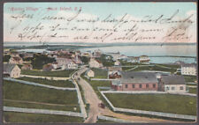 Bird's-eye view of Harbor Village Block Island RI undivided back postcard 1906 picture