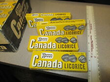 NECCO Canada black licorice (1,not all) full 10cent theater size candy box 1950s picture