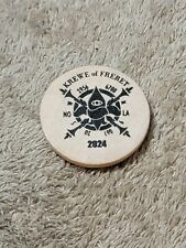 2024 Mardi Gras Krewe Of Freret Captains Wooden Nickle picture