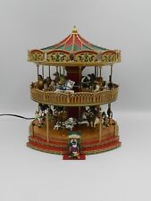 Mr. Christmas Animated Double Decker Carousel Music Light Up Spins 30 Songs picture