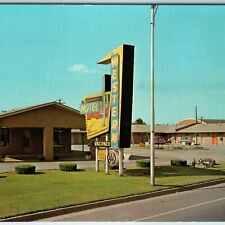 c1960s Sayre OK The Western Motel US Hwy Route 66 Midcentury Modern Okla PC A233 picture