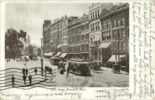 1907 Worcester,MA Main Street Massachusetts Metropolitan News Co. Postcard picture