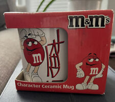M&M’s Collector Coffee Cup Mug 12oz Official Mug By MARS Inc 2012 - Red M&M picture