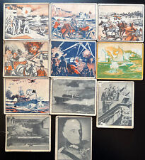 Vintage 1939 Gum, Inc. LOT of 10 War News Pictures Cards picture