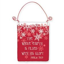 Snowflake Glory Hanging Christian Plaque by Gregg Gifts New 4025110 picture