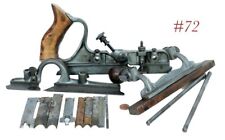 carpenter woodworking SARGENT TOOLS PLOW COMBINATION PLANE w some cutters picture
