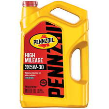 Pennzoil High Mileage Synthetic Blend 5W-30 Motor Oil, 5 Quart picture