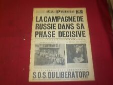 1943 OCT 25 LA PATRIE NEWSPAPER-CAMPAGNE DE RUSSIE DANS PHASE DECISIVE - FR 2354 picture