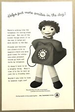 Vintage 1957 Original Print Advertisement Full Page - Bell Telephone More Smiles picture