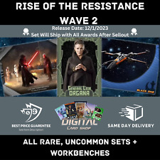 Topps Star Wars Card Trader Rise of the Resistance Wave 2 ALL Rare Uncommon Set picture