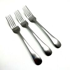  The Palms Dinner Fork Stainless Flatware Round Tip Handle Silverware 3Pc picture