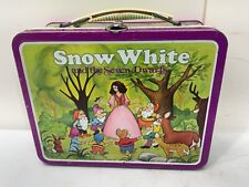 VINTAGE SNOW WHITE LUNCHBOX NO THERMOS picture