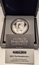 The Mandalorian Star Wars, 1 oz Silver Proof, Disney Ltd Ed 5000, The Perth Mint picture