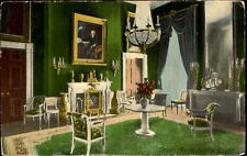 Green Room ~ White House ~ Washington DC ~ green velvet walls 1916 picture