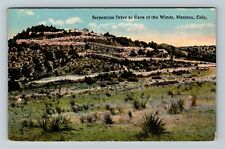 Manitou, CO-Colorado, Serpentine Drive, Cave The Winds, Vintage Postcard picture