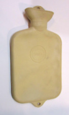 Old 1930's Davol Rubber Company Antique Beige Antique 7x12 Hot Water Bottle picture