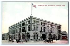 c1910's Union Depot 3rd And Douglas Building Sioux City Iowa IA Antique Postcard picture