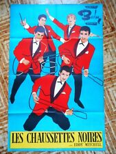 80x120 POSTER - EDDY MITCHELL AND THE BLACK SOCKS - 1960S -  picture