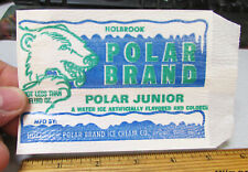 1940s POLAR BRAND Polar Junior wrapper, great colors & graphics, Detroit Mich picture