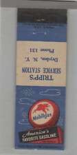 Matchbook Cover - Gas Station - Tripp's Mobil Station Dryden, NY picture