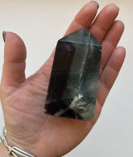 Chunky Rainbow Flourite Tower 77mm / 195g Brand New picture