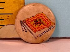 Vintage Scotland Flag Winman & Bros No. 1 cut & dry Tabacco Pinback picture